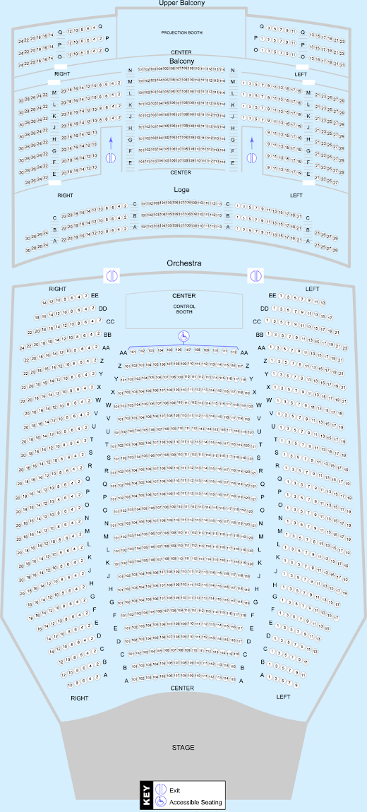 Hackensack Meridian Health Theatre Seating Chart