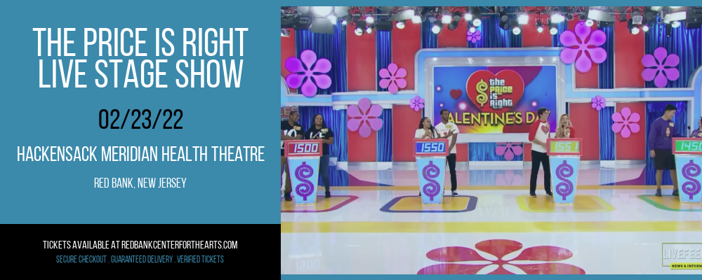 The Price Is Right - Live Stage Show at Hackensack Meridian Health Theatre tickets The Price Is Right - Live Stage Show at Hackensack Meridian Health Theatre