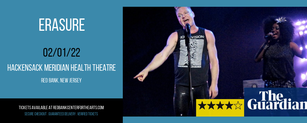 Erasure [CANCELLED] at Hackensack Meridian Health Theatre