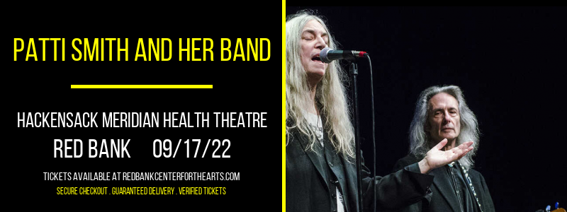 Patti Smith and Her Band at Hackensack Meridian Health Theatre