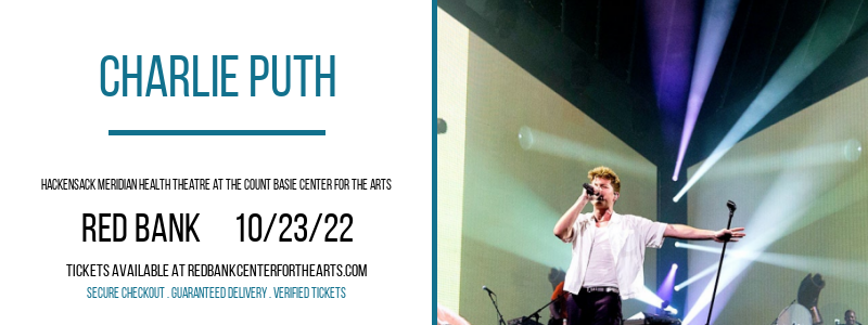 Charlie Puth at Hackensack Meridian Health Theatre tickets Charlie Puth at Hackensack Meridian Health Theatre