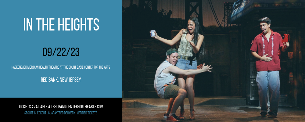 In The Heights at Hackensack Meridian Health Theatre tickets In The Heights at Hackensack Meridian Health Theatre