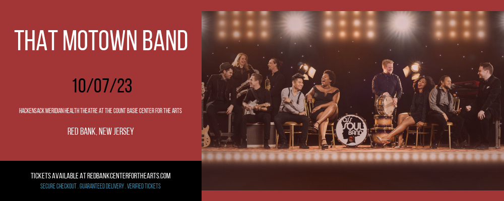 That Motown Band at Hackensack Meridian Health Theatre tickets That Motown Band at Hackensack Meridian Health Theatre