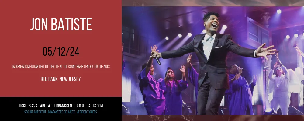 Jon Batiste at Hackensack Meridian Health Theatre at the Count Basie Center for the Arts