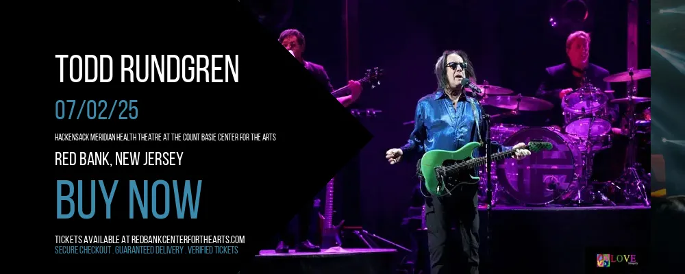 Todd Rundgren at Hackensack Meridian Health Theatre at the Count Basie Center for the Arts