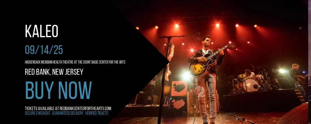 Kaleo at Hackensack Meridian Health Theatre at the Count Basie Center for the Arts