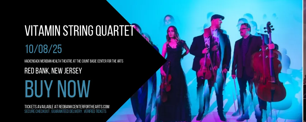 Vitamin String Quartet at Hackensack Meridian Health Theatre at the Count Basie Center for the Arts