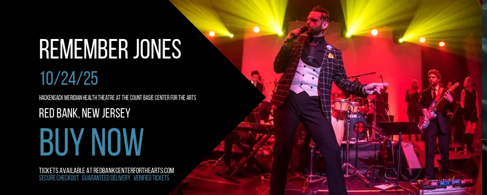 Remember Jones at Hackensack Meridian Health Theatre at the Count Basie Center for the Arts