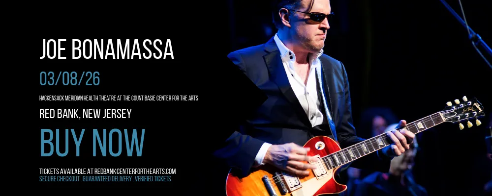 Joe Bonamassa at Hackensack Meridian Health Theatre at the Count Basie Center for the Arts