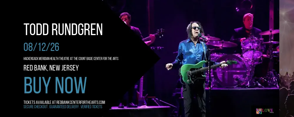 Todd Rundgren at Hackensack Meridian Health Theatre at the Count Basie Center for the Arts